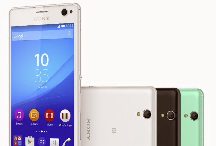 Sony Xperia Official C4: 5.5 Inches Full HD Screen And 5 Megapixel Front Camera With LED Flash
