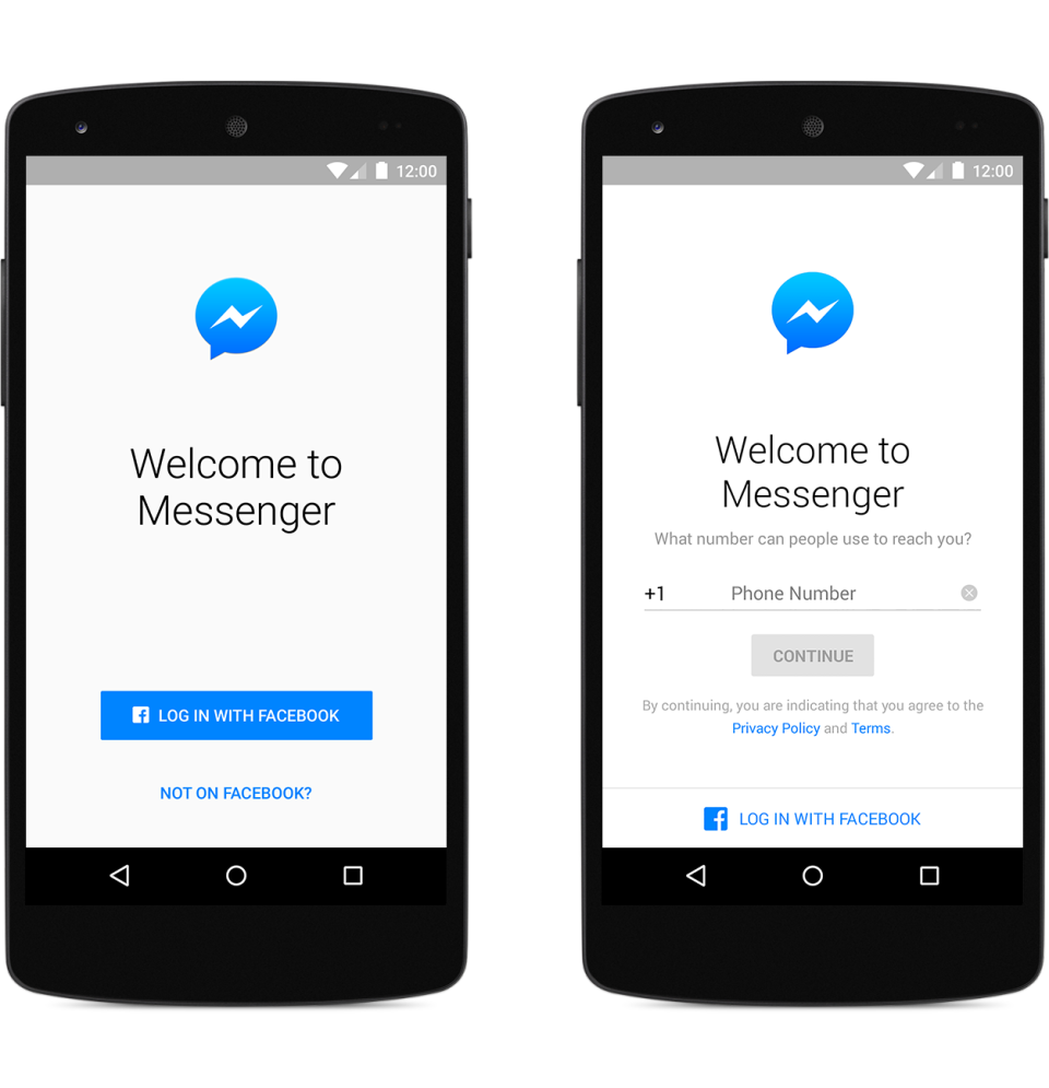 Facebook Messenger Application Can Now Be Used Without Account Linked To Facebook