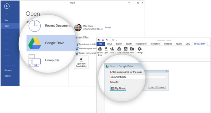 Google Launches A Drive Plug-In For Edit and Save Files From Microsoft Office