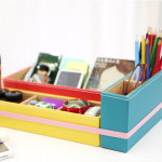 Desk tray organizer