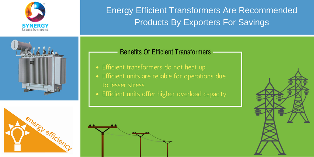 Energy Efficient Transformers Are Recommended Products By Exporters For Savings