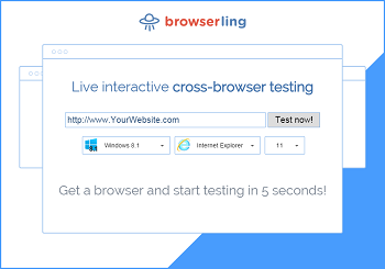 Browserling Is A Program For Cross-Browser Testing