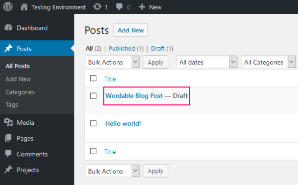 The Right Method To Import Blog Posts From Google Docs To WordPress Using Wordable