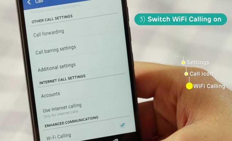 Activate Wifi Call On Your Mobile Phone