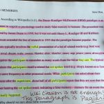 Plagiarism Is A Strict No-no