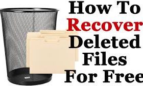 How To Recover Deleted Files For Free