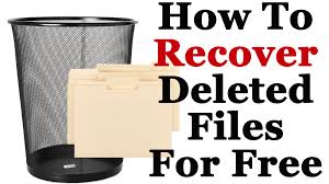 How To Recover Deleted Files For Free